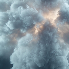 Obraz premium dramatic sky with clouds