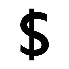 World currency Dollar.  Vector image