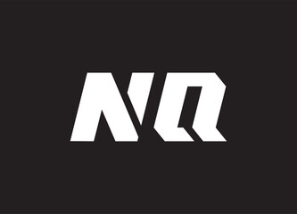 NQ letter logo and initial logo design