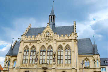Fototapeta premium Rathaus Erfurt, Thüringen, Deutschland