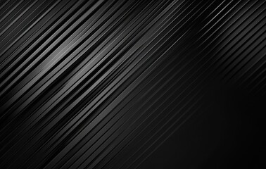 Obraz premium Elegant and Modern Black Abstract Background with Diagonal Lines in Various Shades for Stylish Design and Graphic Projects