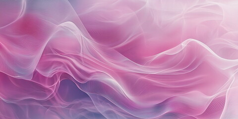 Fototapeta premium Abstract pink background. Bright, lightweight, weightless fabric texture