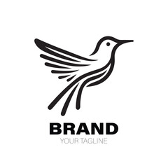 Hummingbird Logo. Hummingbird Logo Design. Hummingbird Logo Brand. Hummingbird Logo