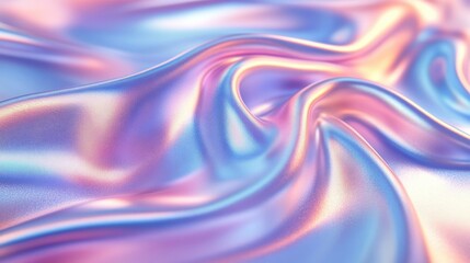 Obraz premium abstract blue holographic foil background,cartoon