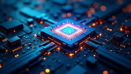 Neon Nexus: The Luminous Web of Artificial Intelligence