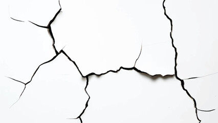 Cracks background, cracks texture, grunge background. Cracks in a wall background. Crack Texture. The cracks concrete texture white and black. Cracked earth. Structure of cracking.