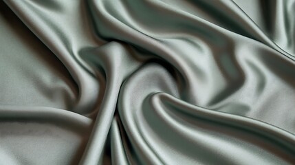 Fototapeta premium Graceful Waves of Silken Fabric Smooth and Lustrous With a Soft Subtle Sheen Elegant and Luxurious