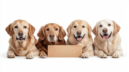 Guide dogs for the blind assistance animals showcasing loyalty in a studio environment