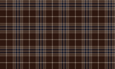 Seamless plaid, brown, cream, blue, suitable for designing clothes such as shirts, skirts and pants, giving beauty and uniqueness, meeting all fashion needs.