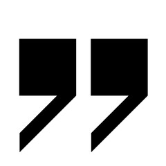 The square quotes are black on a white background.