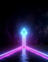 progress or development concept, Business growth, investment profit increase, arrow graph future growth plans, growing sales and revenue.