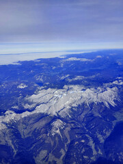aerial view of mountains