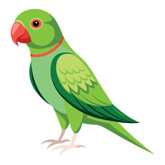 Parrot and Rose Design 2