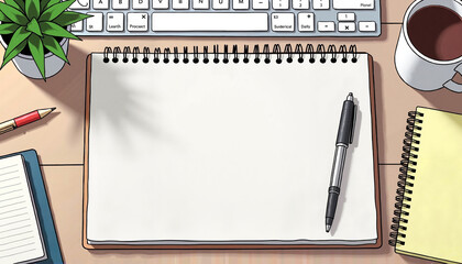  Organized Workspace Desk for Productivity and Creativity  

