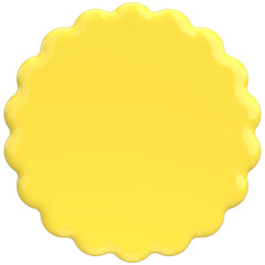 Price tag. Text box. 3D illustration.