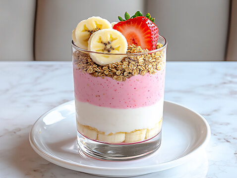  strawberry banana parfait