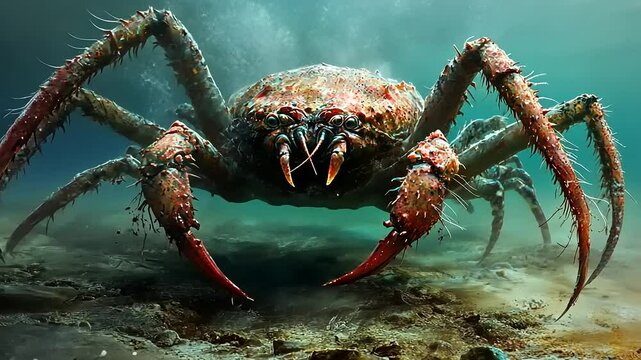 hermit crab on a rock