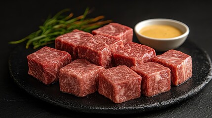 Fototapeta premium raw beef steak