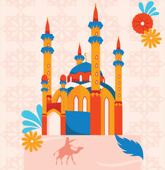 simple minimalist design premium luxury social media feed celebrating the holy month of Ramadan