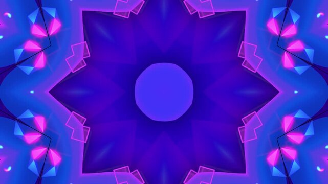 Abstract Geometric Tunnel background for VJ, clubs, parties, backgrounds, events