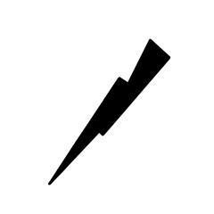 Magic Bold slash symbol in hand drawn style. Vector illustration isolated on white background. For typography, font, lettering, logo, shop, sales, signboard, education, branding, presentation.