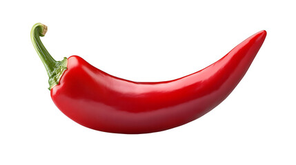 Red pepper on a transparent background. PNG