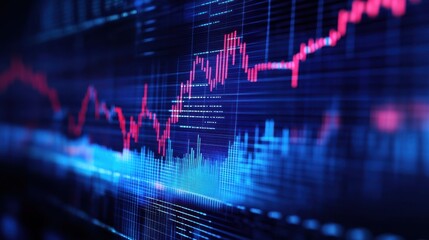 charts showing bitcoin blurry financial graphs often confusing investors due unclear data