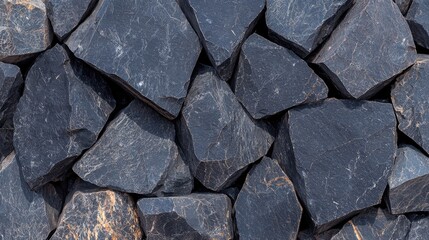 Fototapeta premium Dark grey stone wall texture, outdoor, background for design