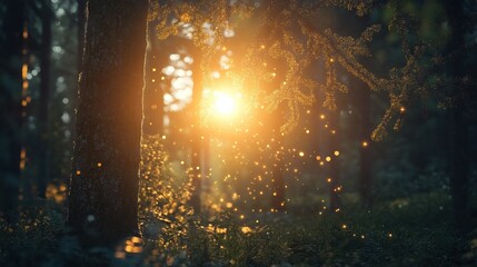 Obraz premium lens flare sight