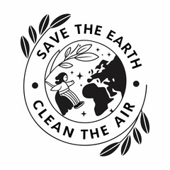 A collection of air pollution awareness vector t-shirt designs featuring powerful messages, environmental quotes, and elegant typography. Perfect for creating eco-friendly apparel, sublimation prints,