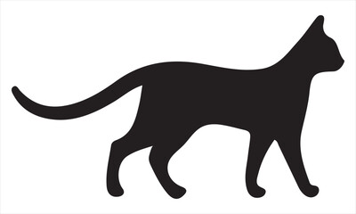 cat silhouette vector
