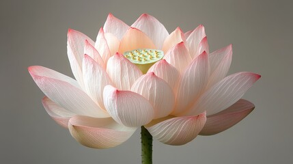lotus bud isolated,studio background