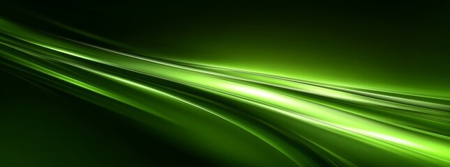 Obraz premium A visually impressive tech background with a shimmering emerald green light