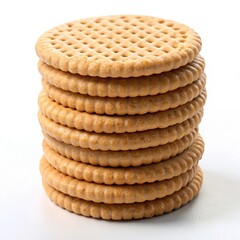 Crisp Waffle Cookie Stack