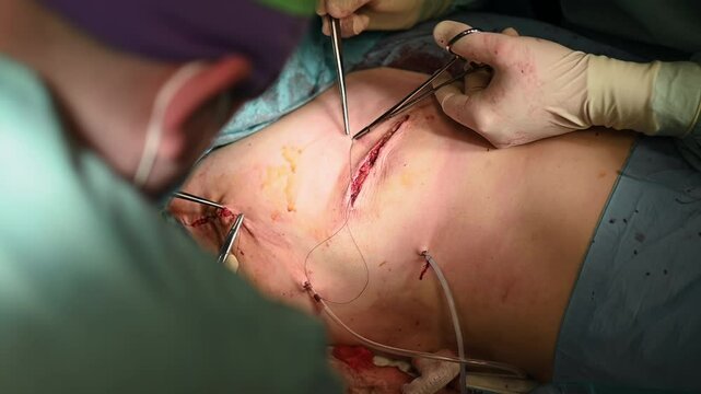 A surgical procedure is underway, highlighting the importance of techniques used during it