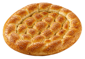 Ramadan Pita isolated on transparent background - Turkish Ramazan Pidesi