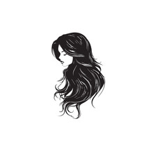 woman with long hair