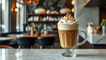 Indulge in delectable coffee beverages urban  cozy food photography warm atmosphere close-up view of comforting sips