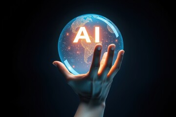 AI and Global Innovation: Futuristic Artificial Intelligence Concept