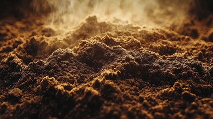 pile of dirt isolated,studio background