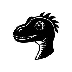 vector illustration of cartoon dragon