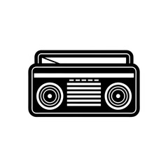 retro radio icon