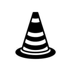 traffic cones isolated on white