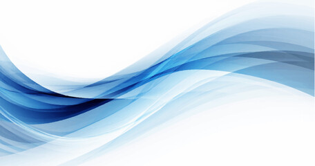 Obraz premium business background lines wave abstract stripe design white