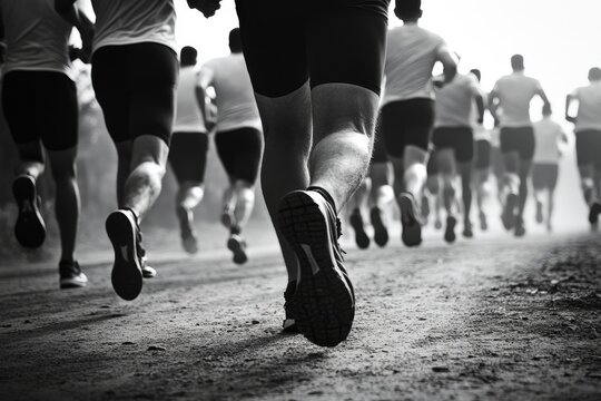 Perfect for diverse uses: a compelling image of a running group.