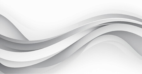 Obraz premium business background lines wave abstract stripe design white