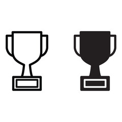 trophy icon, icon set, icon, stroke