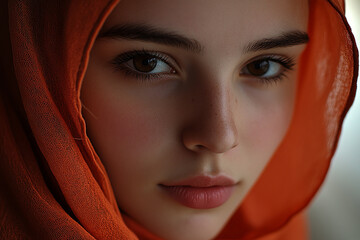 Fototapeta premium Middle Eastern Arab beauty close-up