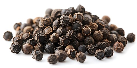 Obraz premium a pile of black peppercorns