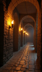 Corridor in the dungeon